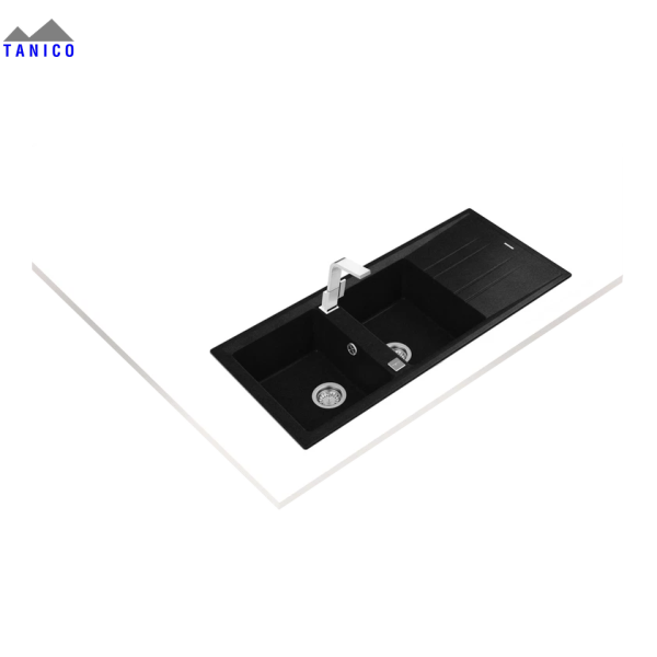 Chậu đá nhân tạo TEKA STONE 80 B-TG 2B 1D BLACK